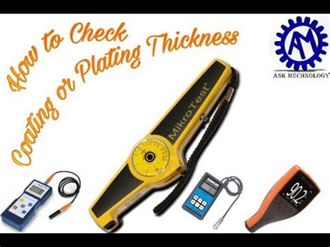 paint thickness test|how to check plating thickness.